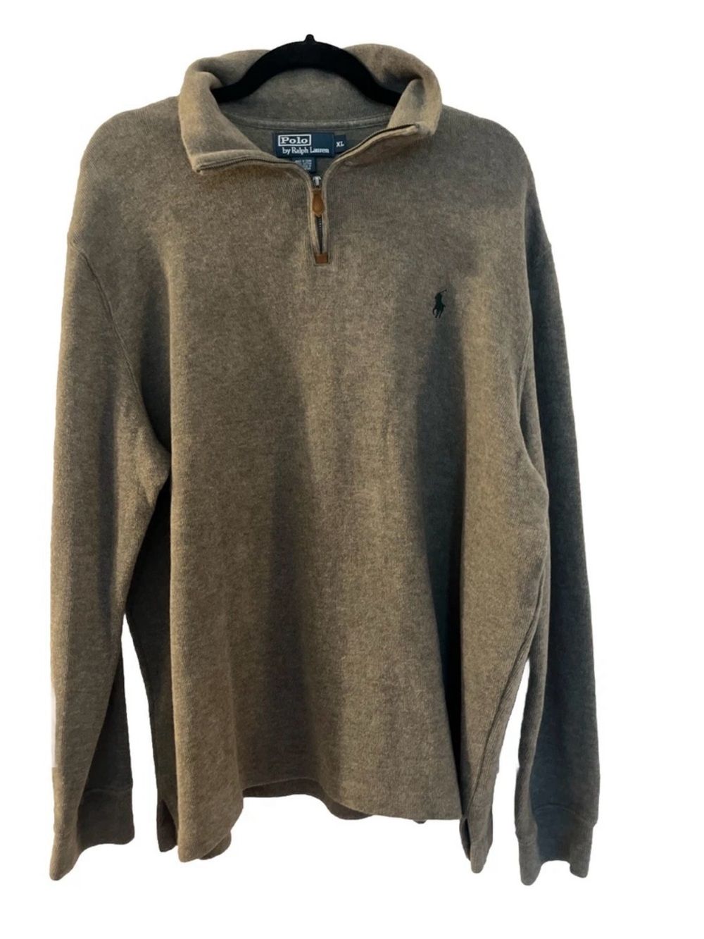 Polo by Ralph Lauren Men’s Gray Quarter-Zip Sweater Size XL